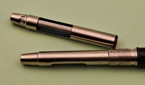 Vintage Gold plated Sheaffer Fountain pen with 14kt 585 Gold Nib(2 Convertors) Cap engraved