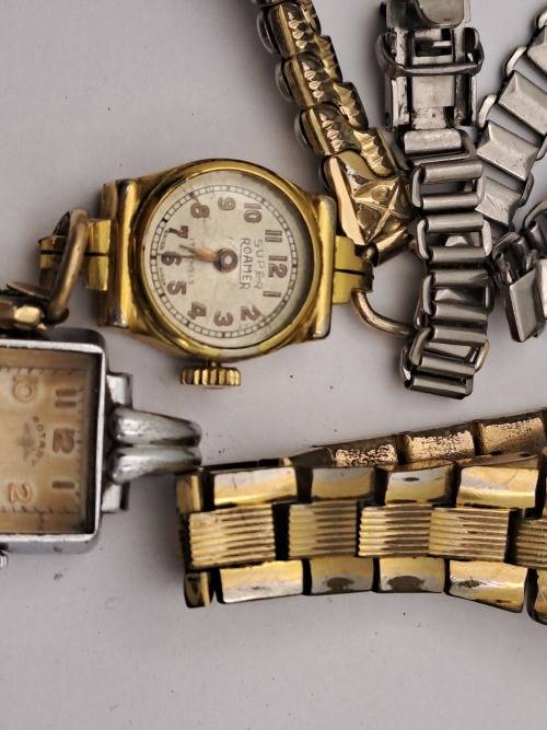 11 x Vintage ladies Mechanical watches (NOT WORKING) inc. Admiral watersport,Rotary,Roamer,Cyma for