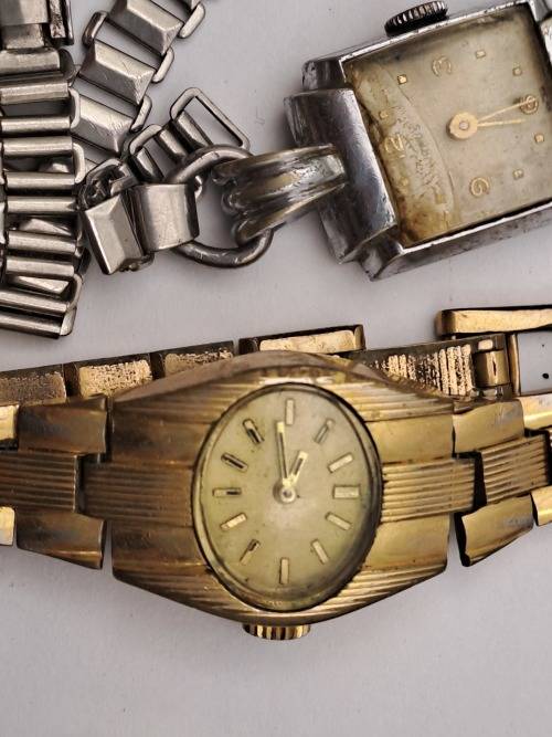 11 x Vintage ladies Mechanical watches (NOT WORKING) inc. Admiral watersport,Rotary,Roamer,Cyma for