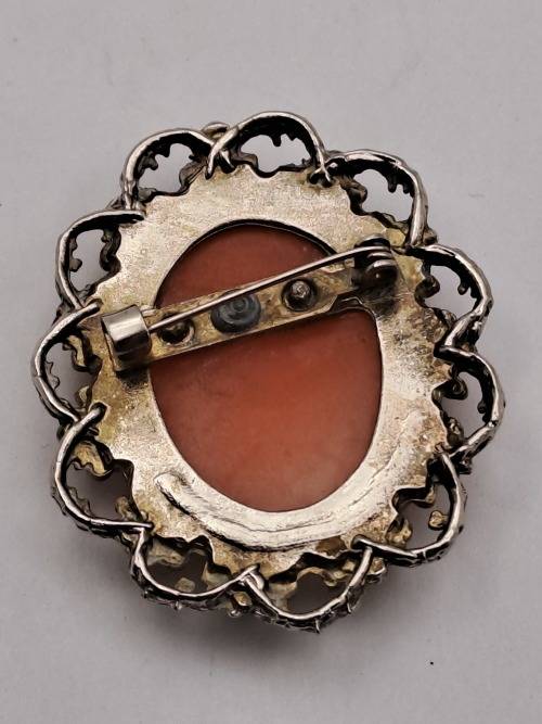 Vintage Cameo brooch 45x55mm