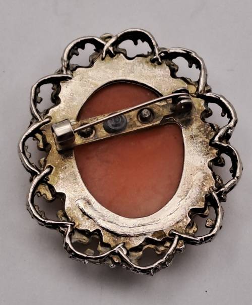 Vintage Cameo brooch 45x55mm