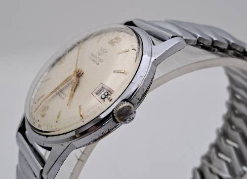 Collectable Vintage TRADITION Swiss Mens Automatic Calender watch (WORKING) 21 Jewels