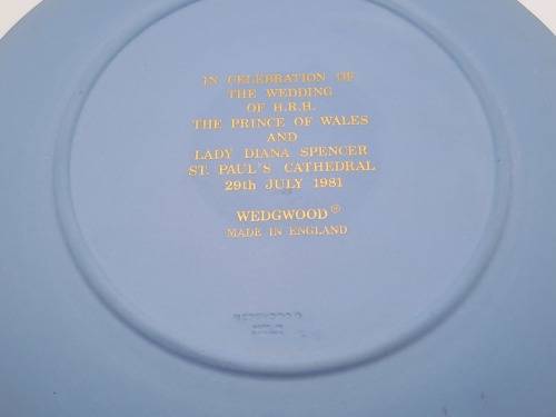 Collectable Vintage Wedgwood Jasperware  Plate 1981 Royal Wedding 206mm - Made in England
