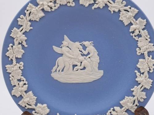 Collectable Vintage  Wedgwood Jasperware small Plate 111mm-Made in England
