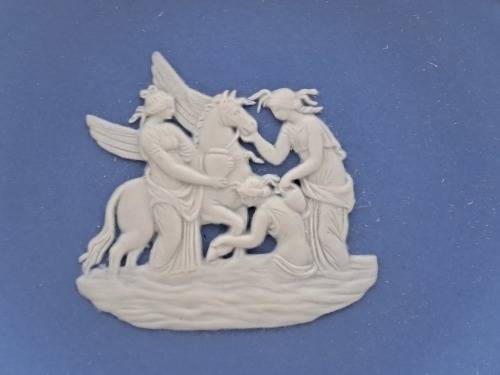 Collectable Vintage  Wedgwood Jasperware small Plate 111mm-Made in England