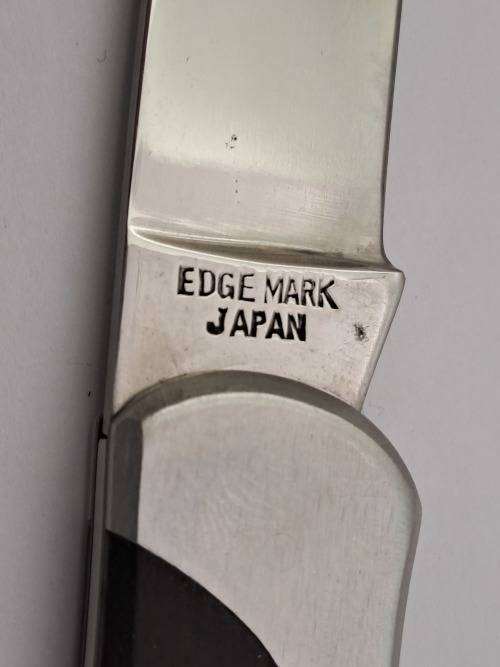 Vintage Edge Mark 440 Stainless Steel 11-329 Pocket Knife - Japan(Branded Silver Star)