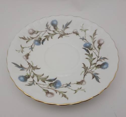 Vintage Royal Albert BRIGADOON  Coffee Saucer -England -(2 available)