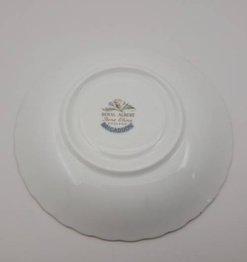 Vintage Royal Albert BRIGADOON  Coffee Saucer -England -(2 available)