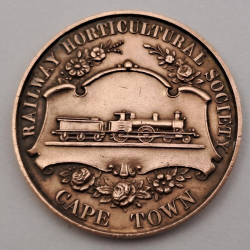 1921 Railway Horticultural society Capetown Bowling medal  awarded to H.Tiffin 29mm