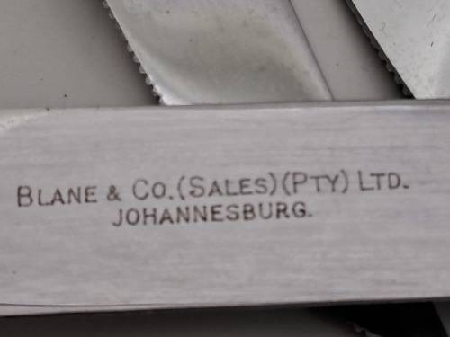 12pc Vintage `Lasher` Taylor`s Eye Witness Sheffield England Cutlery set with Antler Handles-Boxed