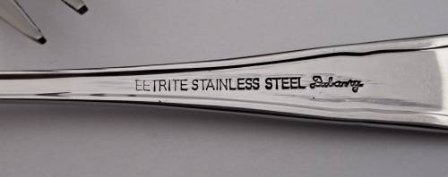 8 x Eetrite `Dubang` Stainless Steel  small  Cake forks 141mm