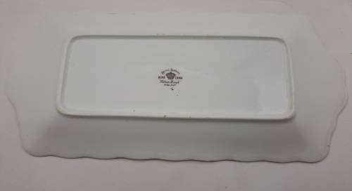 Vintage Royal Albert SILVER BIRCH Tray  Bone China England 290x132mm