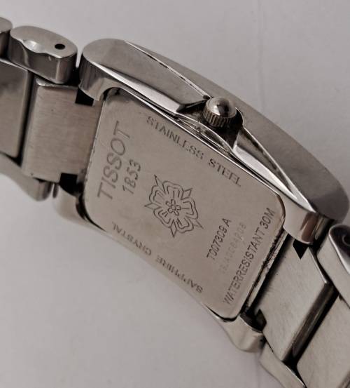 Pre-owned Swiss Made Ladies Tissot 1853 T007309 A Saphire Chrystal Mehanical watch- working