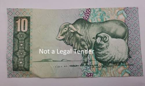 1985  South Africa 10 Rand Note (GPC de Kock)