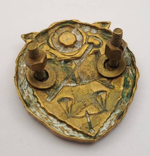 Vintage S.A. Prison Service cap badge 39x33mm