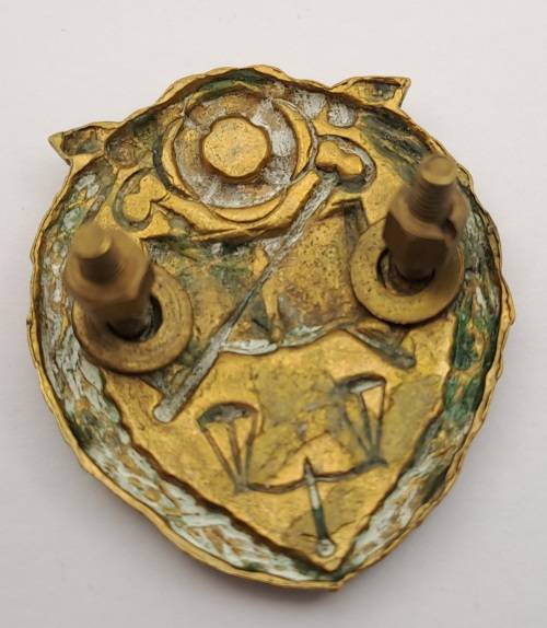 Vintage S.A. Prison Service cap badge 39x33mm
