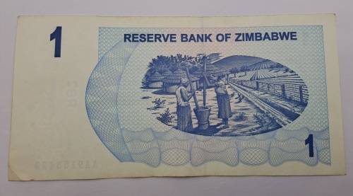 2006 Zimbabwe 1 Dollar Bearer Cheque