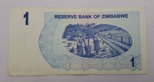 2006 Zimbabwe 1 Dollar Bearer Cheque