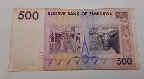 2007  Zimbabwe 500 Dollars