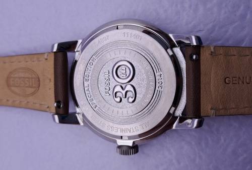 2014 Mens Fossil Special Edition FS4897 quartz watch with leather strap -Working-Unused