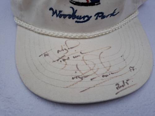 Signed by Nigel Mansell  woodbury park Beechfield Baseball Cap