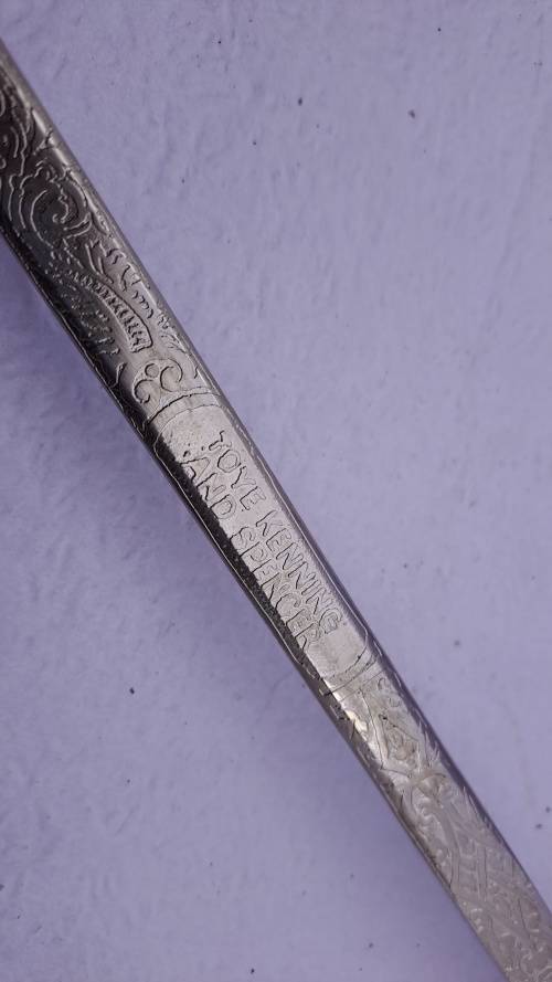 Antique/ Vintage Toye Kenning and Spencer ceremonial Masonic sword in scabbard 855mm