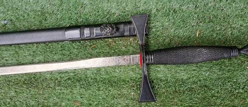 Antique/ Vintage Toye Kenning and Spencer ceremonial Masonic sword in scabbard 855mm