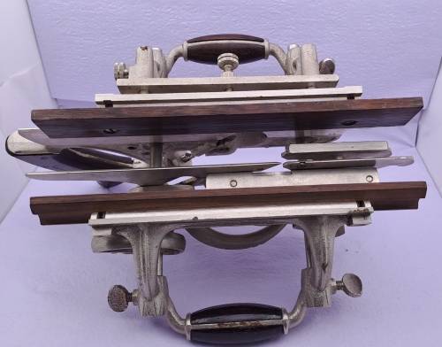 1940`s Stanley Universal Plane No.55 with all 55 cutters in Original wooden Box -Excellent