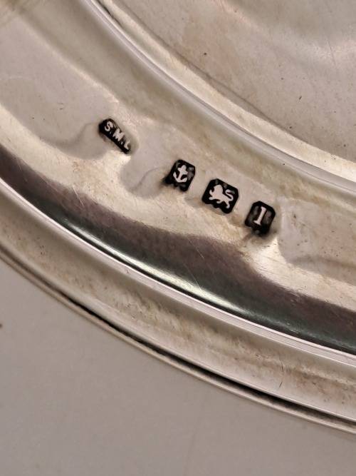 4 pc 1910 Hallmarked Sterling .925 Silver Vanity set by Samuel M.Levi-Berlingham