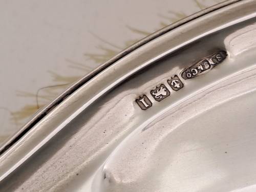 4 pc 1910 Hallmarked Sterling .925 Silver Vanity set by Samuel M.Levi-Berlingham