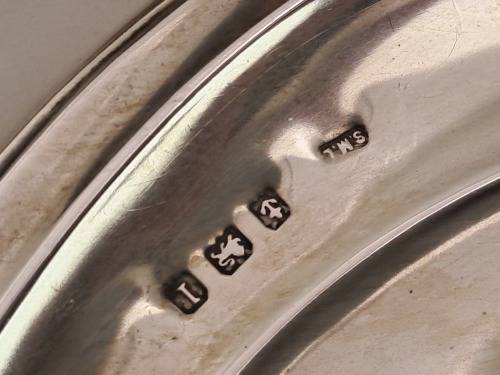 4 pc 1910 Hallmarked Sterling .925 Silver Vanity set by Samuel M.Levi-Berlingham