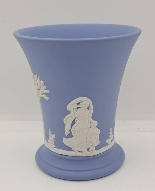 Vintage Wedgwood Jasper Vase 98x85mm