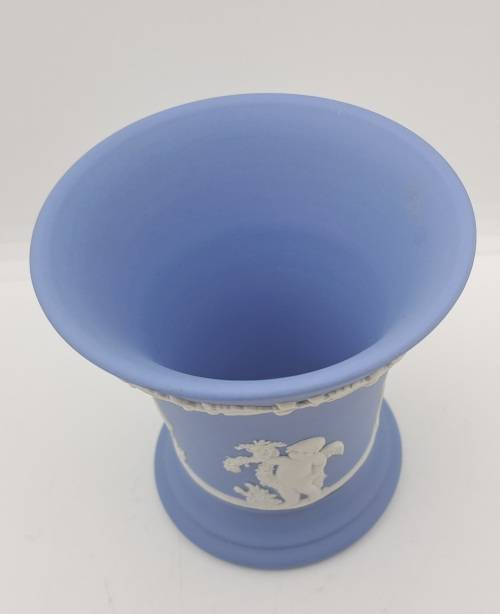 Vintage Wedgwood Jasper Vase 90x87mm