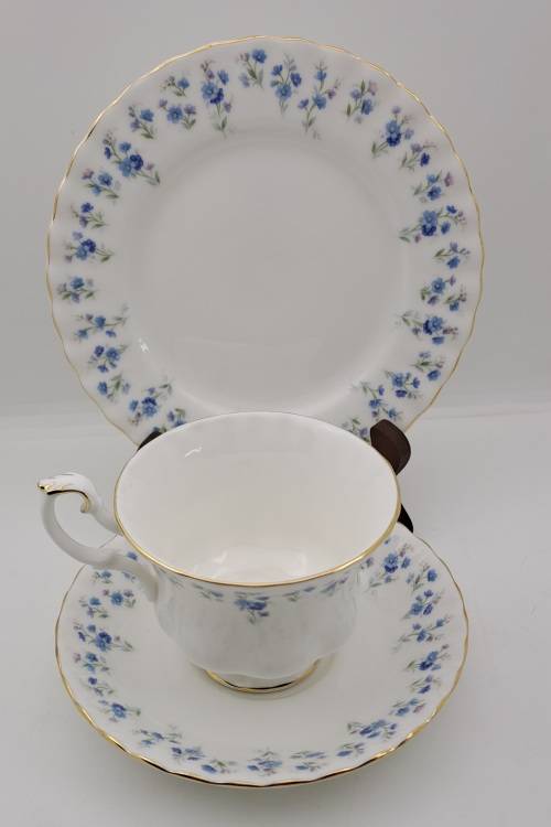 Vintage Royal Albert `Memory Lane` Bone China Trio - 12 available