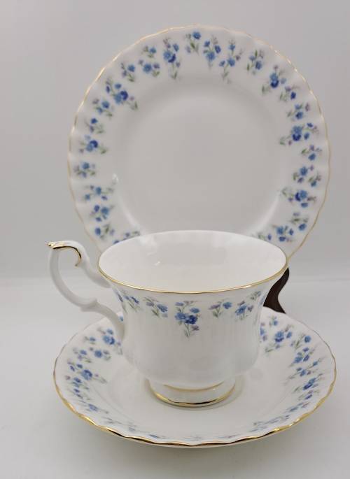 Vintage Royal Albert `Memory Lane` Bone China Trio - 12 available
