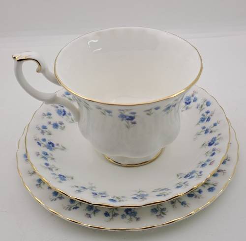 Vintage Royal Albert `Memory Lane` Bone China Trio - 12 available