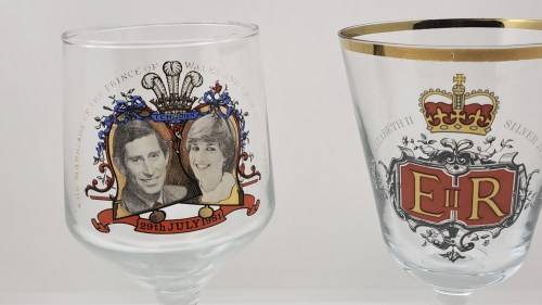 Vintage Royal Wedding 1981 and Queen Elizabeth Silver Jubilee Glasses