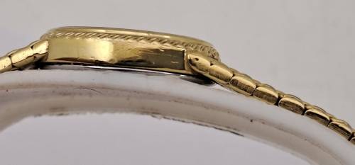 Pre-Owned Vintage Swiss OMEGA de Ville Quartz Gold Plated ladies watch - original strap-Working