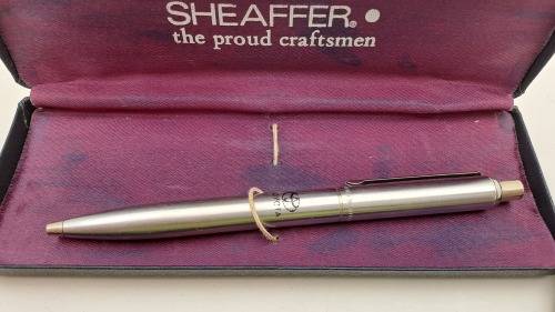 Pre-Owned Sheaffer Fountain Pen and Ball Point Pen (Branded) in Case