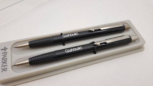 Parker ballpen and pencil set in case