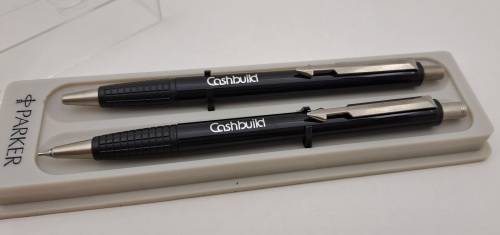 Parker ballpen and pencil set in case