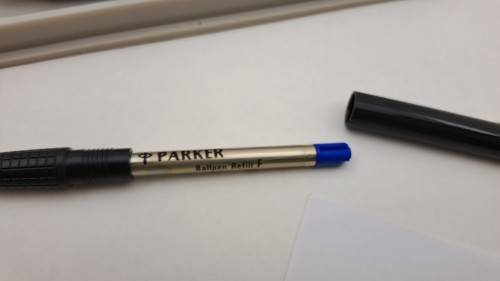 Parker ballpen and pencil set in case