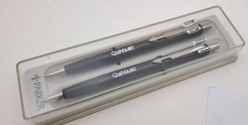 Parker ballpen and pencil set in case