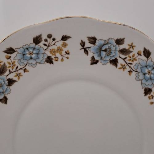 Vintage Queen Anne Bone China Cake Plate E 17 2 -By Ridgway potteries 262x242mm