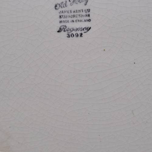 Vintage 1930`s Vintage Old Foley Plate -James Kent (Glaze have some Grazing due to age)