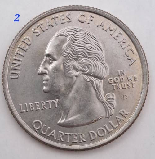 6 x USA Washington ¼ Dollars-Florida-Alabama-Nevada-Missouri-Kentucky-Utah