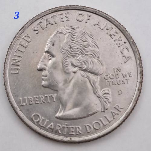 6 x USA Washington ¼ Dollars-Florida-Alabama-Nevada-Missouri-Kentucky-Utah