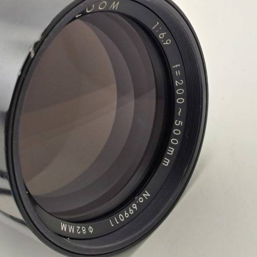 Auto Tamron Zoom 1:6.9 f200-500mm  No.699011 lens for Pentax II-in Case
