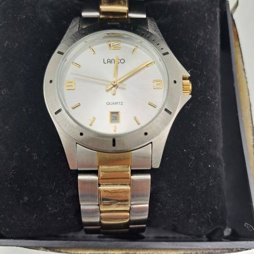 Pre-Owned Lanco 146-8445 AB Quartz Mens Watch - Working