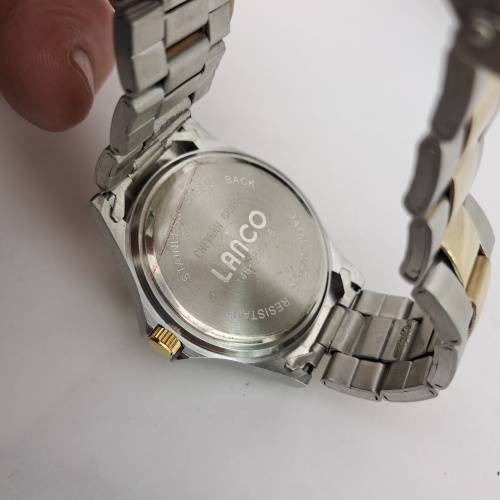 Pre-Owned Lanco 146-8445 AB Quartz Mens Watch - Working